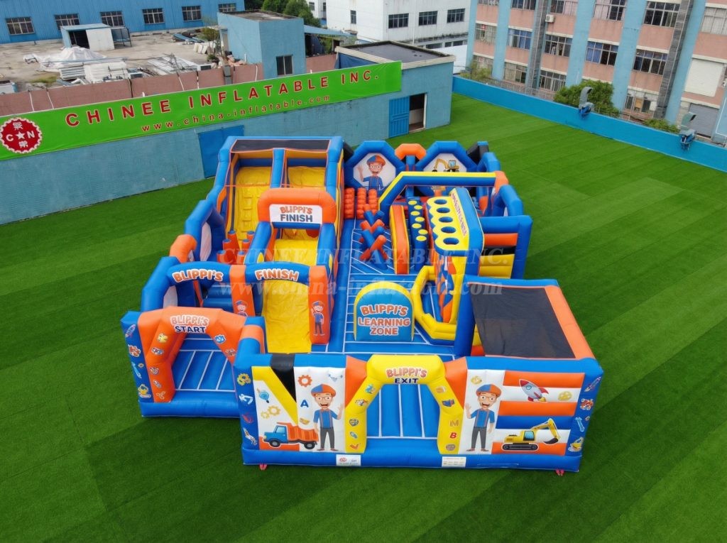 GF3-292 Blippi Wonders Theme Inflatable Park