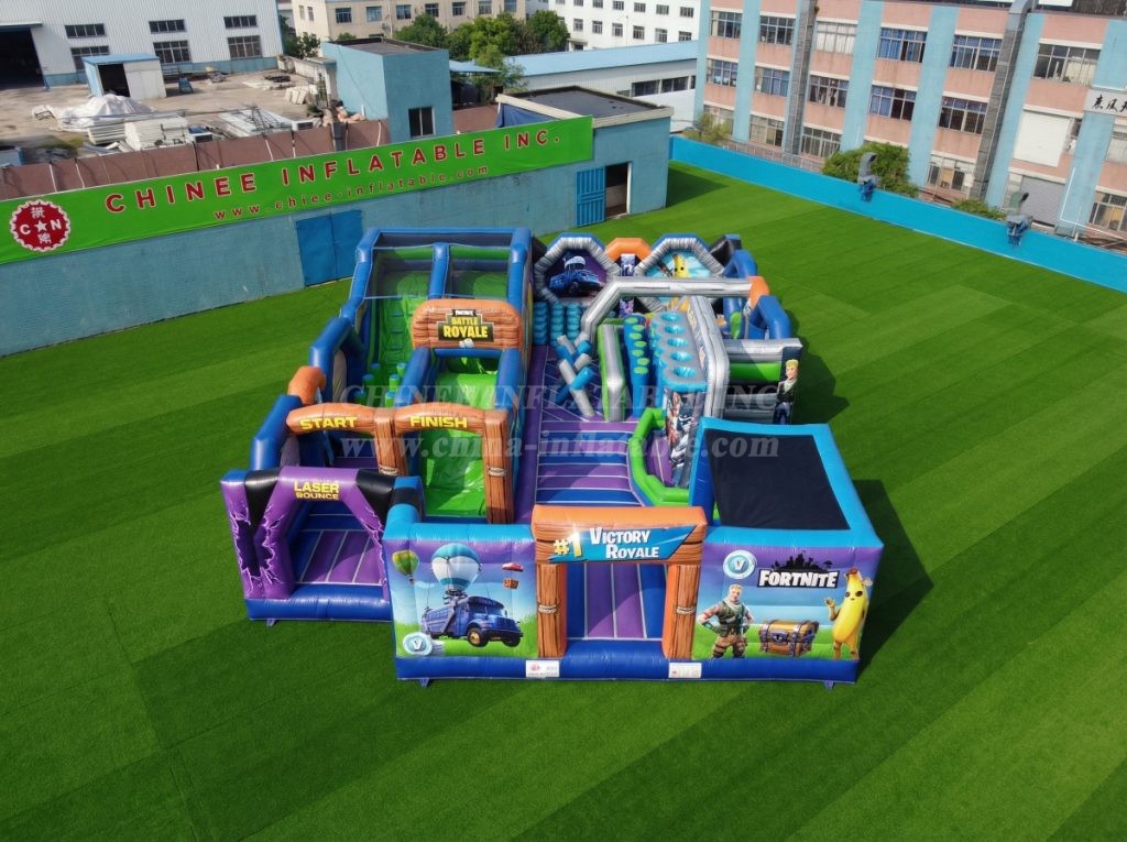 GF3-326 Fortnite Theme Inflatable Park