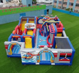 GF3-336 Helicopter Theme Inflatable Park