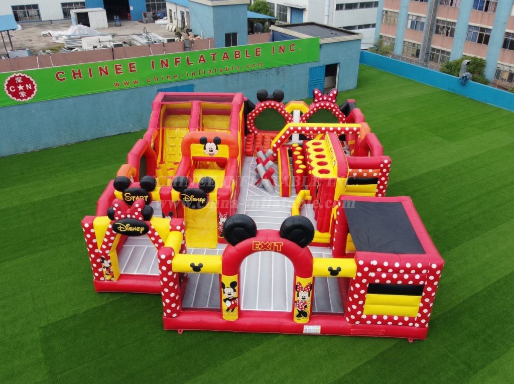 GF3-355 Mickey & Minnie Theme Inflatable Park