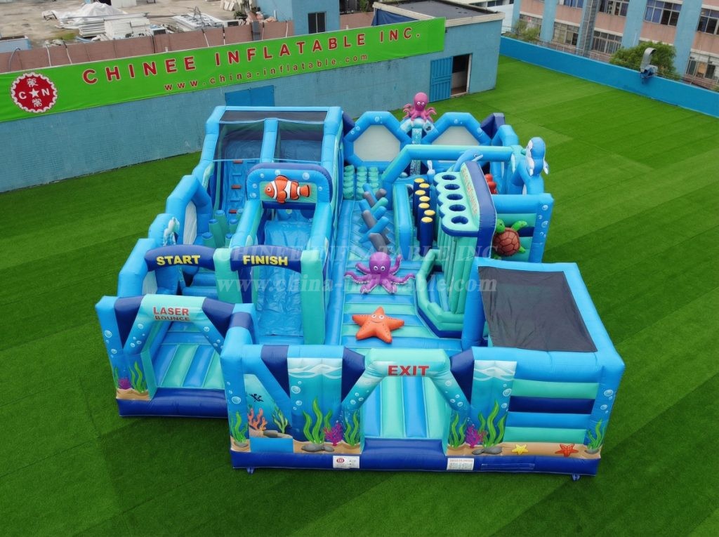 GF3-368 Ocean Theme Inflatable Park