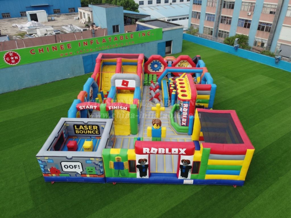 GF3-391 Roblox Theme Inflatable Park