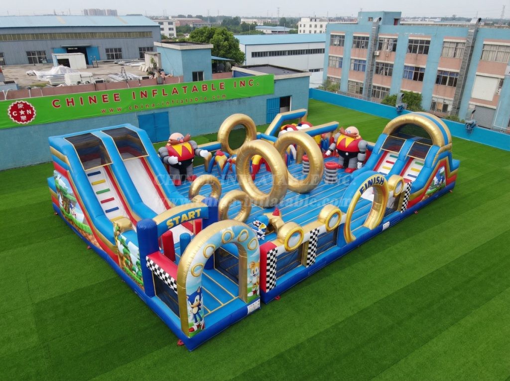 GF3-405 Sonic Theme Inflatable Park