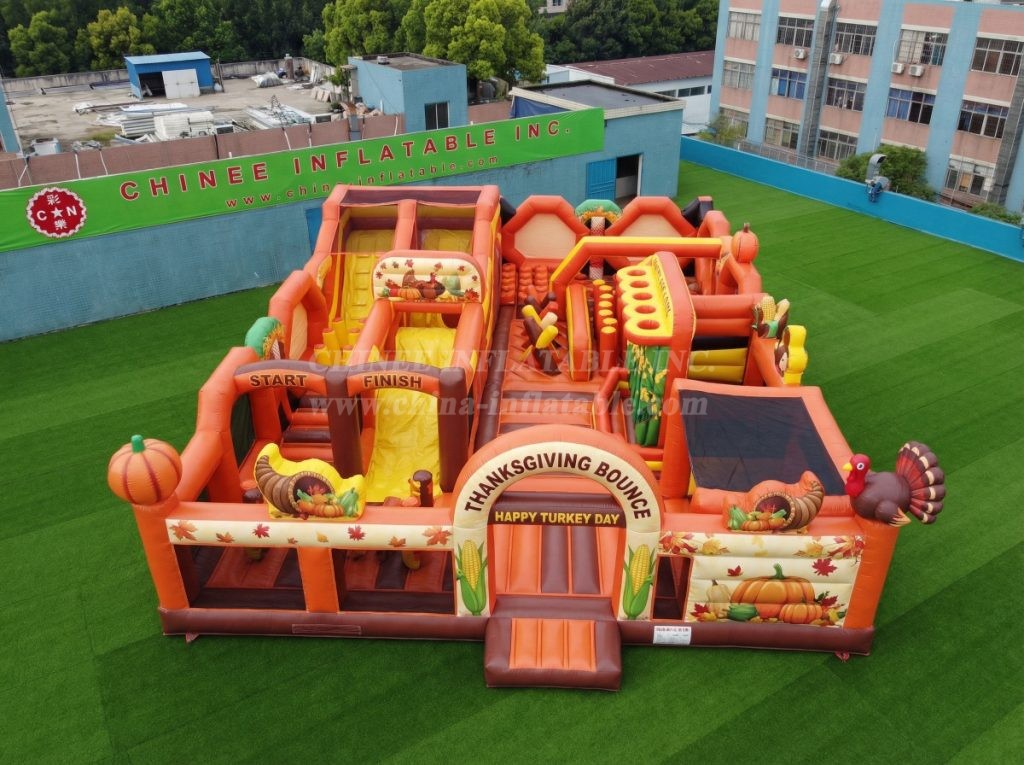 GF3-416 Thanksgiving Theme Inflatable Park