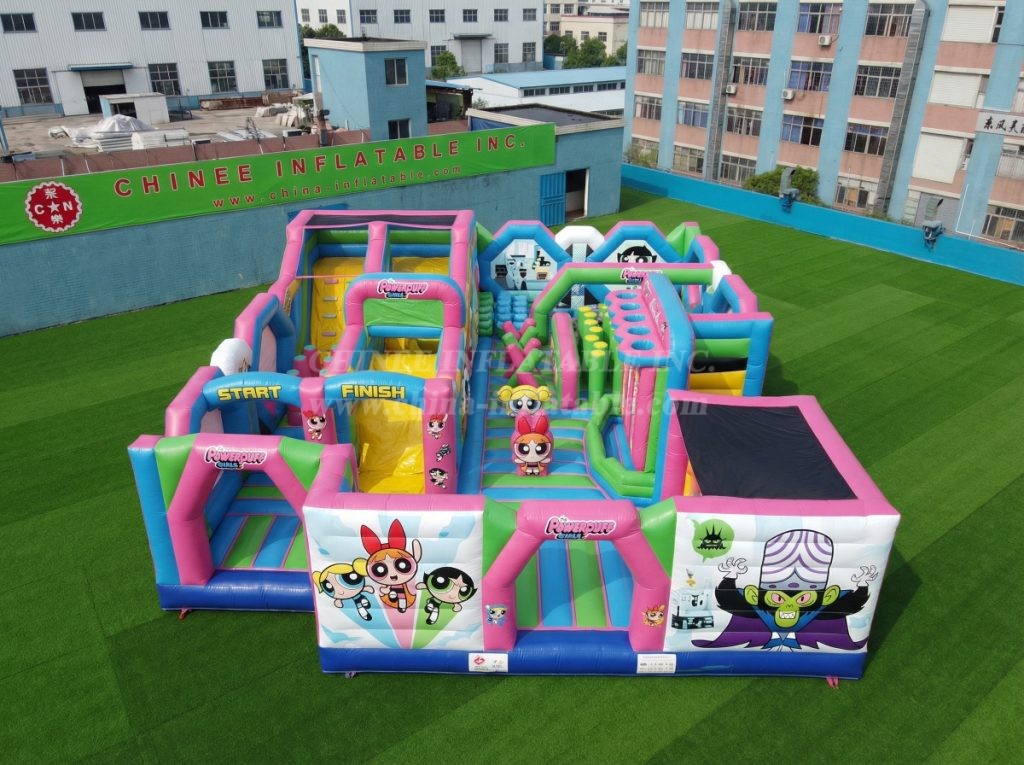 GF3-421 The Powerpuff Girls Theme Inflatable Park