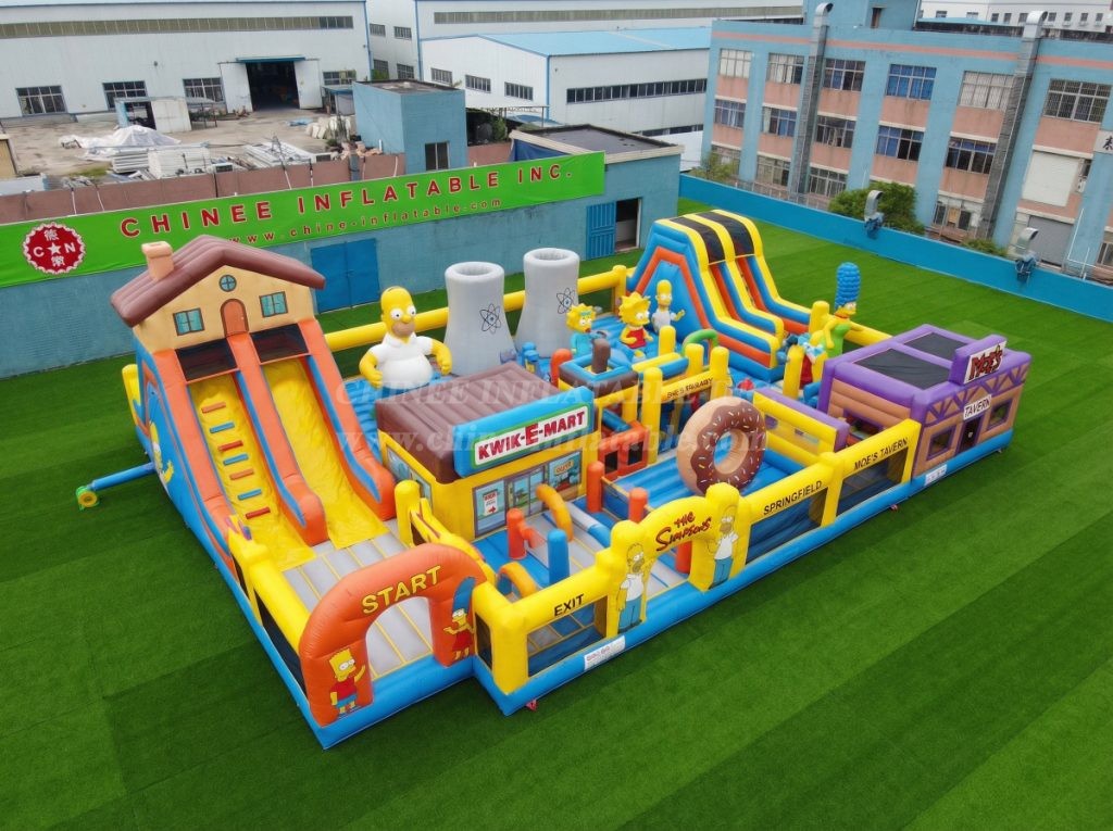 GF3-422 The Simpsons Theme Inflatable Park