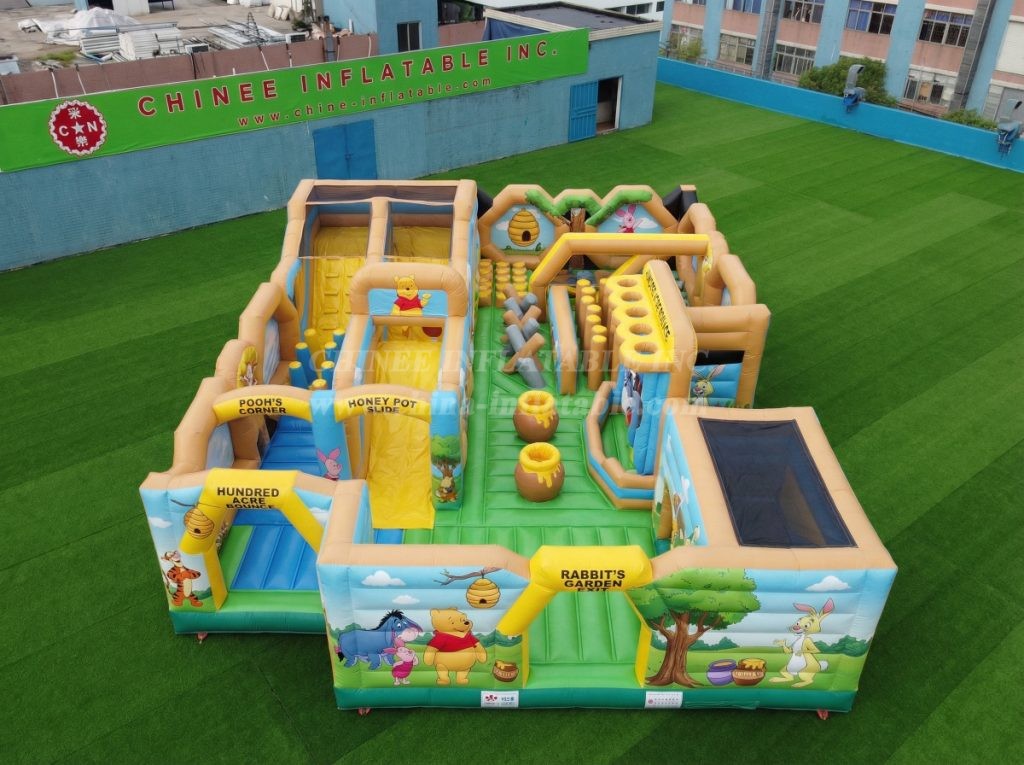 GF3-441 Winnie the Pooh Theme Inflatable Park