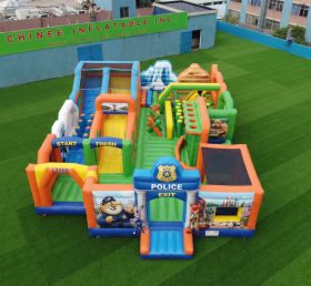 GF3-447 Zootopia Theme Inflatable Park
