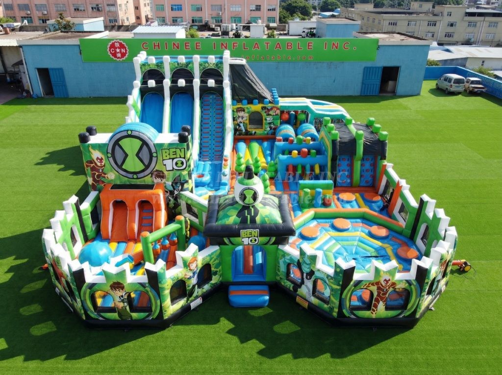 GF3-454 Ben 10 Theme Inflatable Park