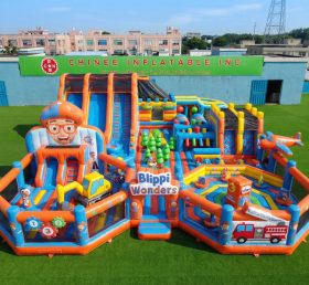 GF3-456 Blippi Wonders Theme Inflatable Park
