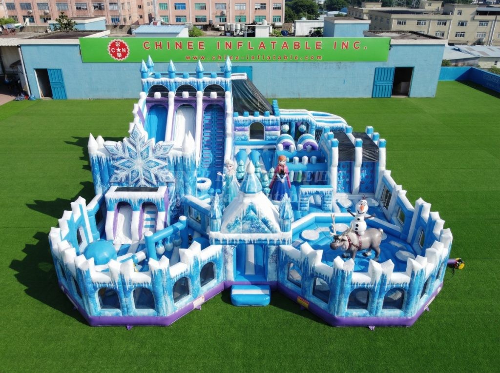 GF3-466 Frozen Theme Inflatable Park