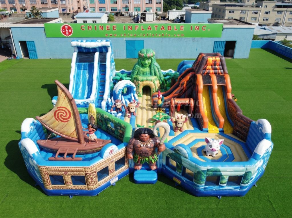 GF3-479 Moana Theme Inflatable Park