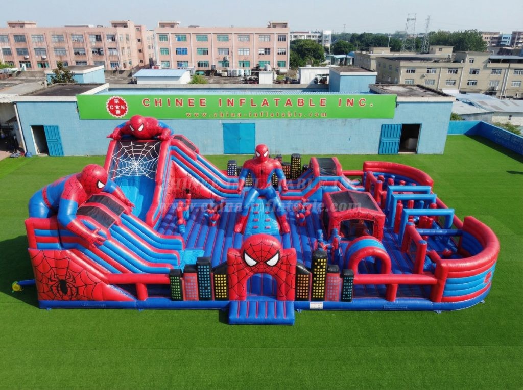 GF3-493 Spider-Man Theme Inflatable Park
