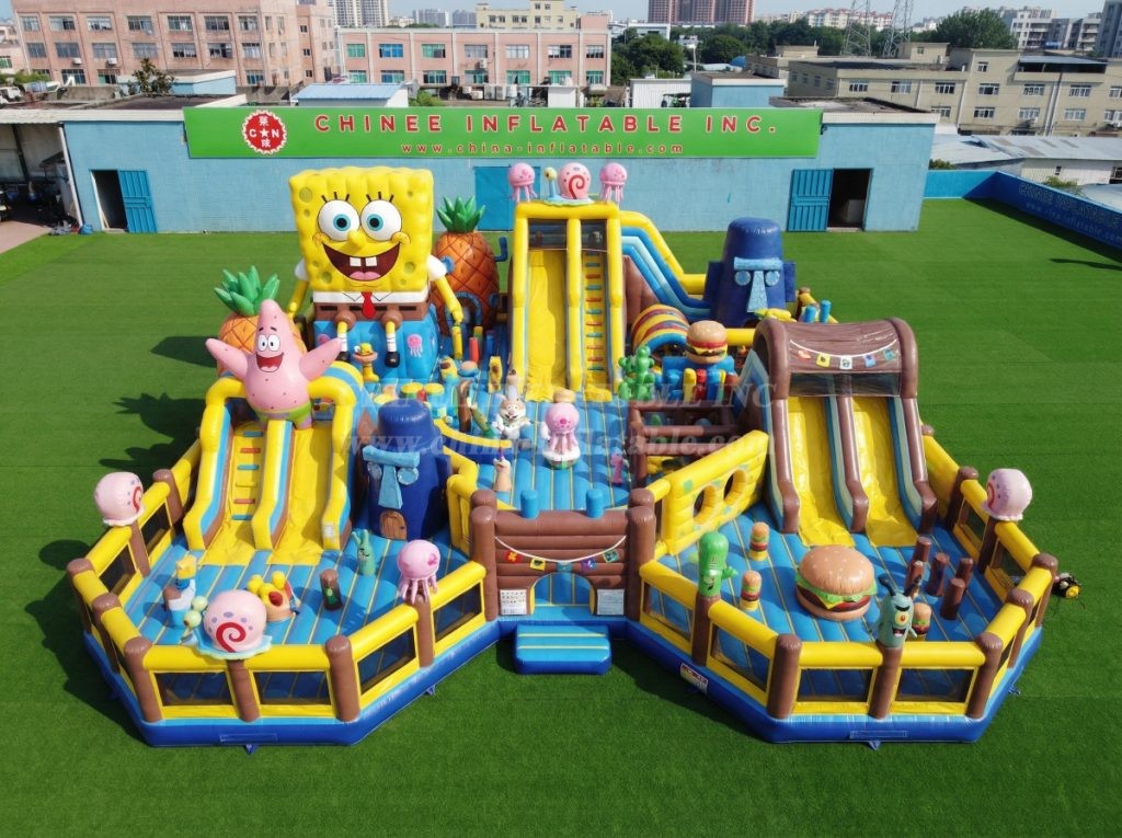 GF3-494 SpongeBob Theme Inflatable Park