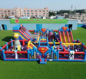 GF3-497 Superman Theme Inflatable Park