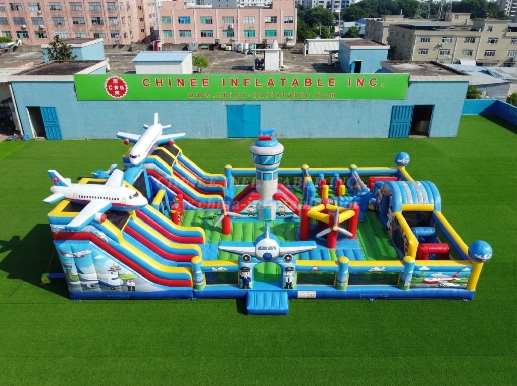 GF3-512 Airplane Theme Inflatable Park