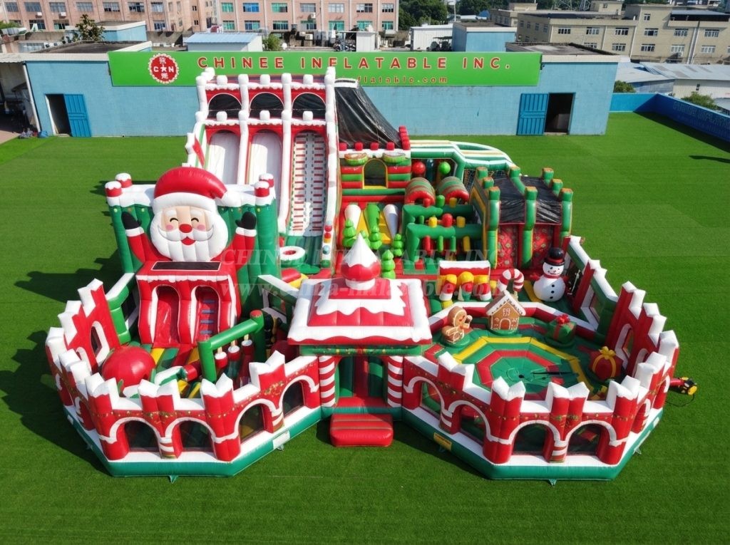 GF3-521 Christmas Theme Inflatable Park