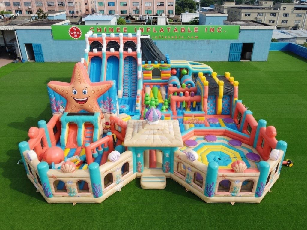 GF3-565 Starfish Theme Inflatable Park