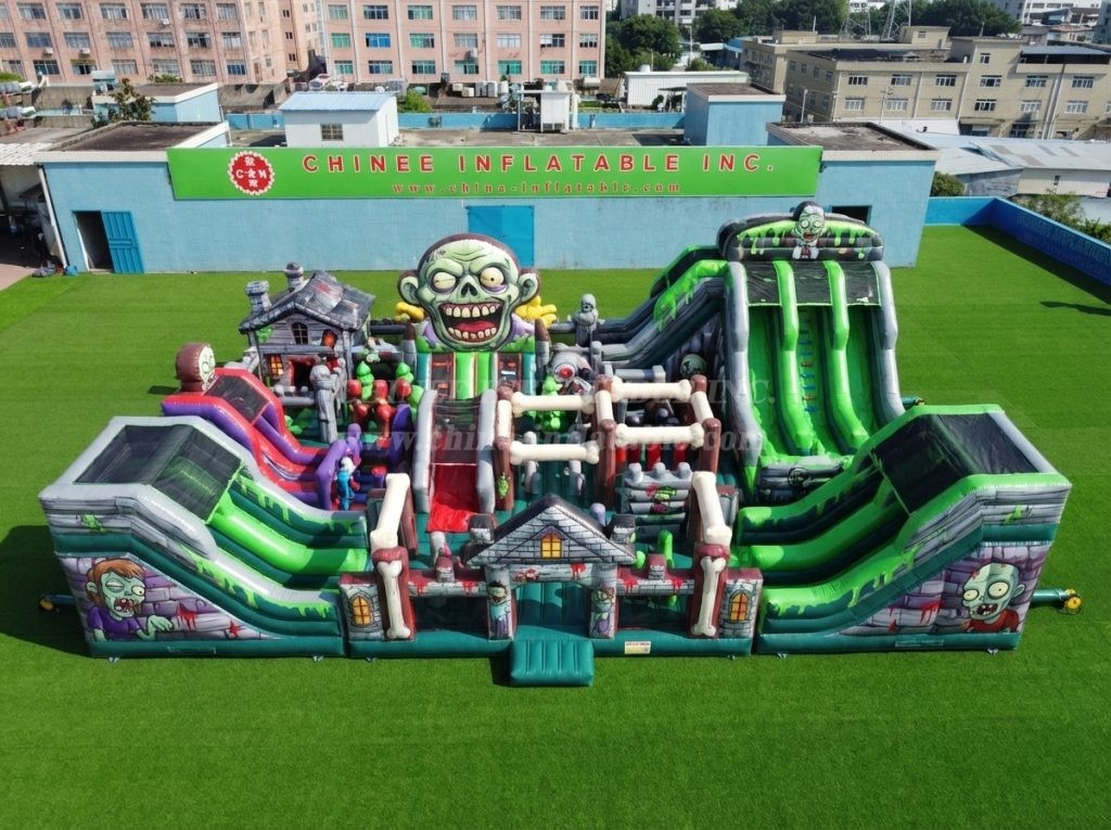 GF3-574 Zombie Theme Inflatable Park