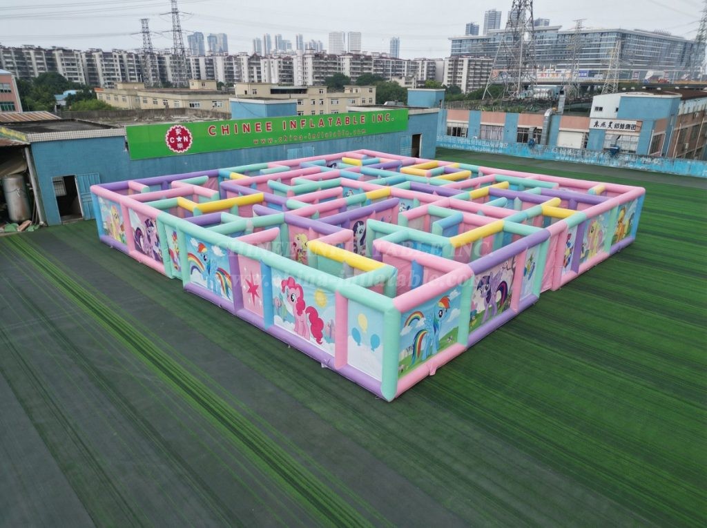 MAZE1-100 My Little Pony Theme Inflatable Maze