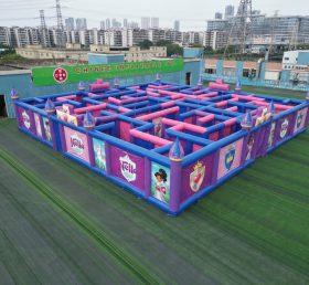 MAZE1-102 Nella Knight Theme Inflatable Maze