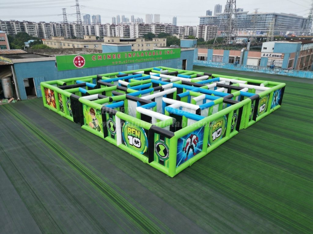 MAZE1-15 Ben 10 Theme Inflatable Maze