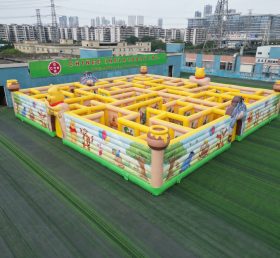 MAZE1-178 Winnie the Pooh Theme Inflatable Maze