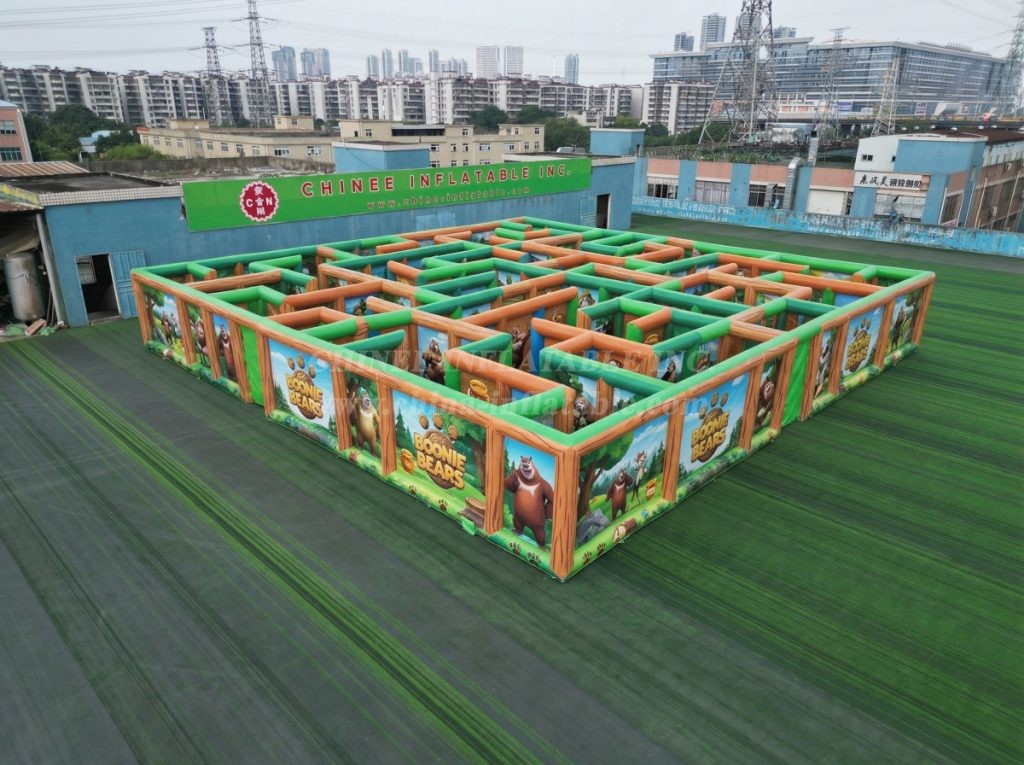 MAZE1-22 Boonie Bears Theme Inflatable Maze