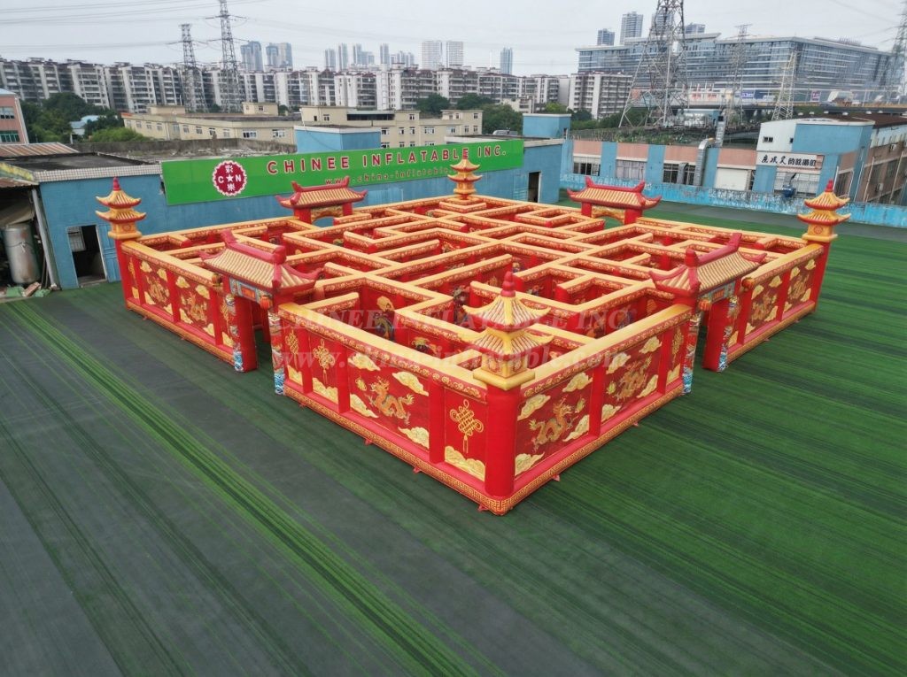 MAZE1-30 Chinese Style Theme Inflatable Maze