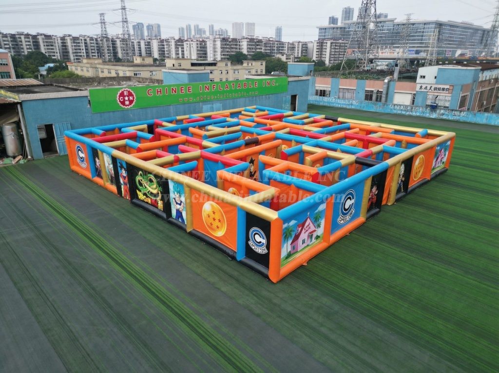 MAZE1-47 Dragon Ball Theme Inflatable Maze