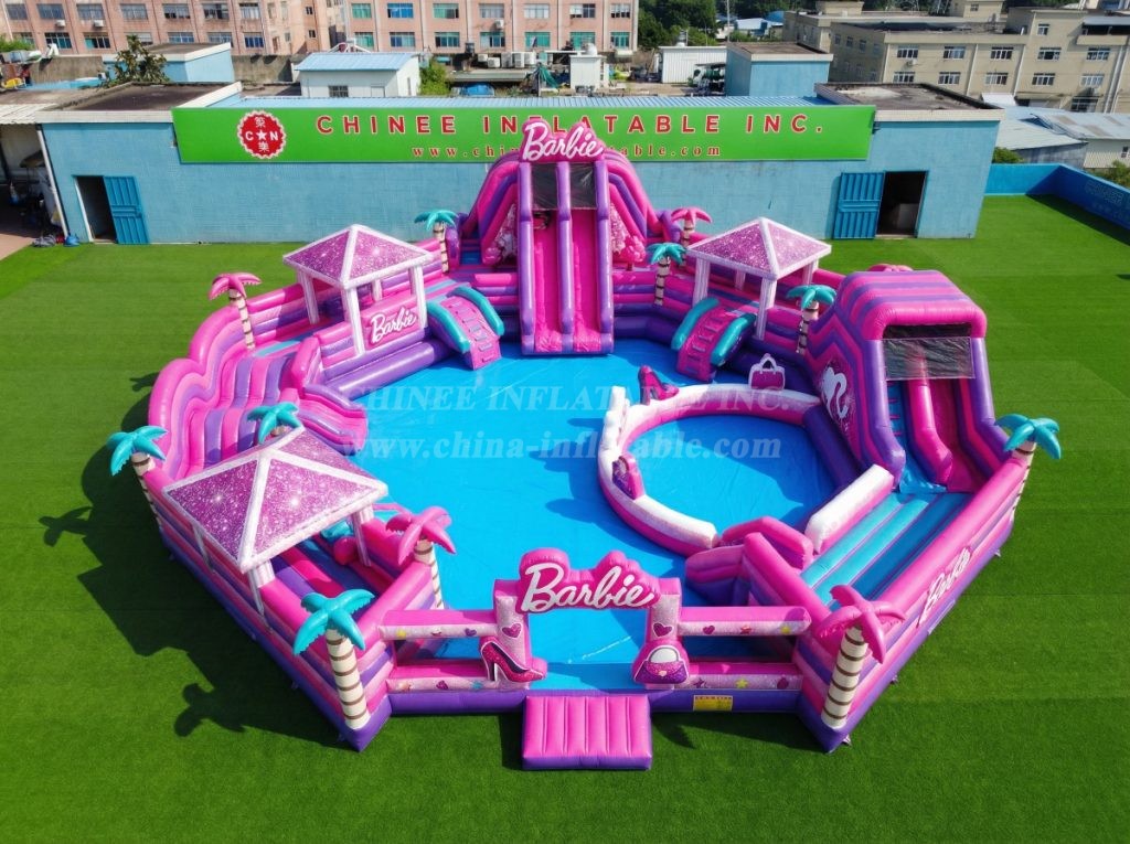 Pool3-746 Barbie Theme Pool Water Park