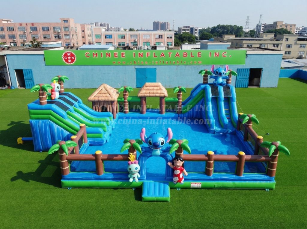 Pool3-756 Lilo & Stitch Theme Pool Water Park