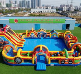 Pool3-814 Monster Trucks Theme Pool Water Park