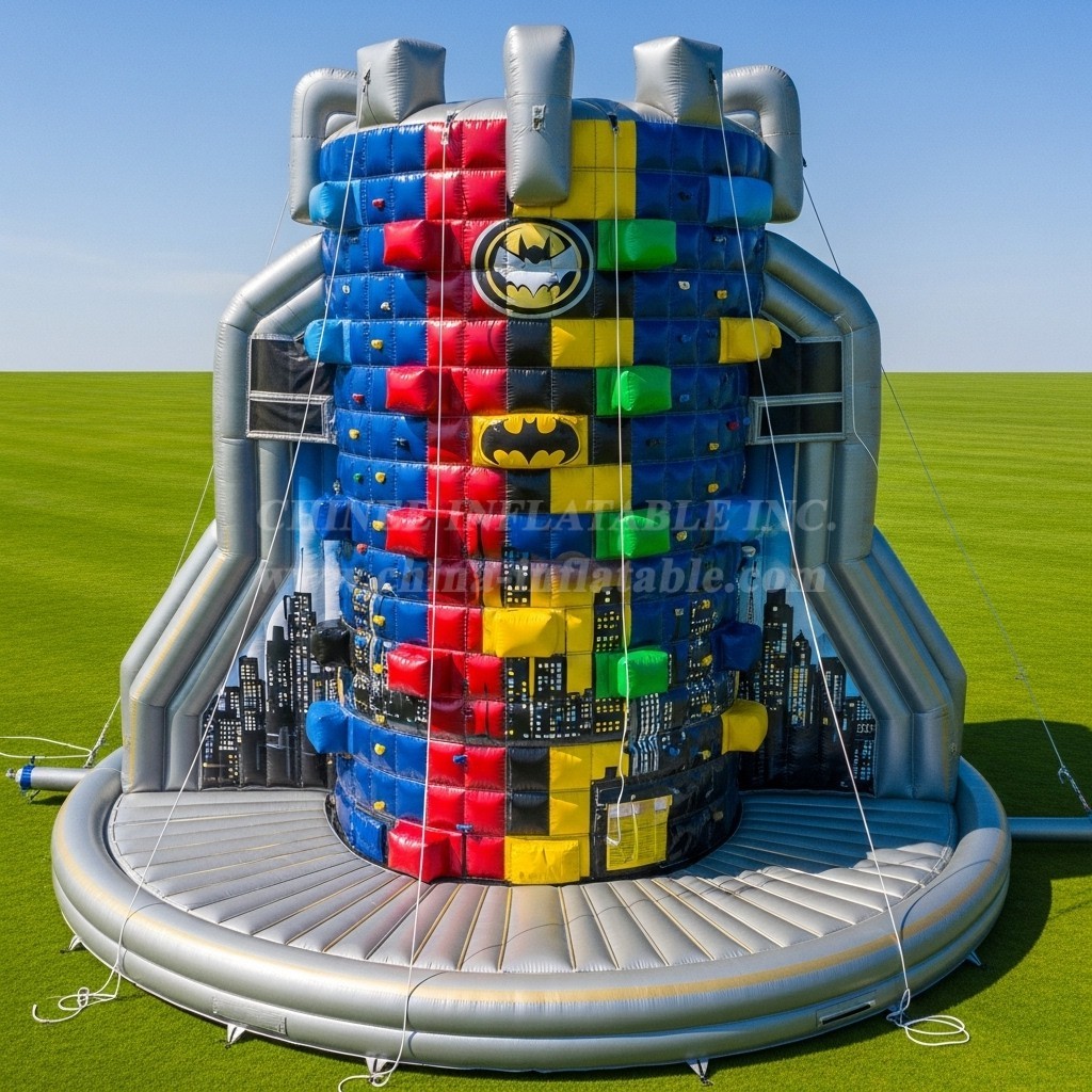 T11-4141 Batman Theme Inflatable Climbing Wall