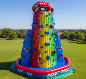 T11-4174 Cars Theme Inflatable Climbing Wall