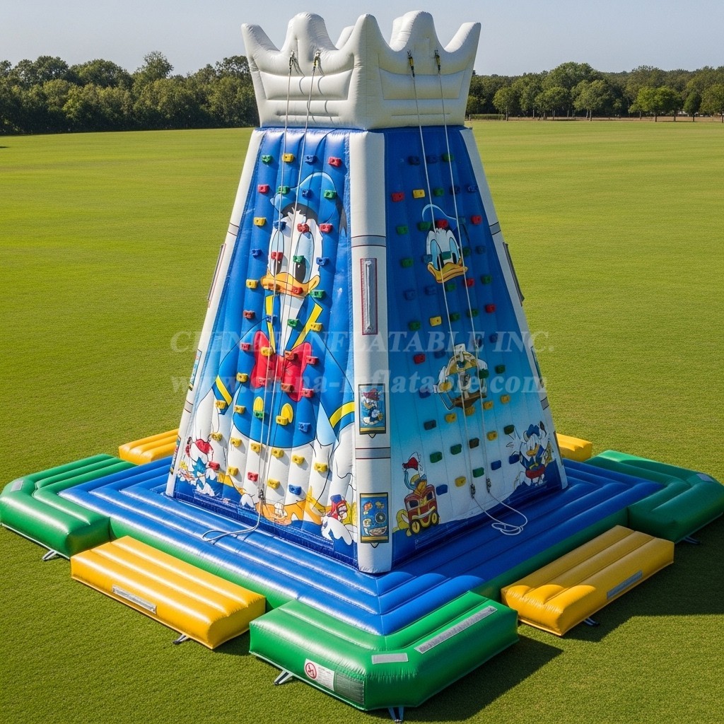 T11-4188 Donald Duck Theme Inflatable Climbing Wall