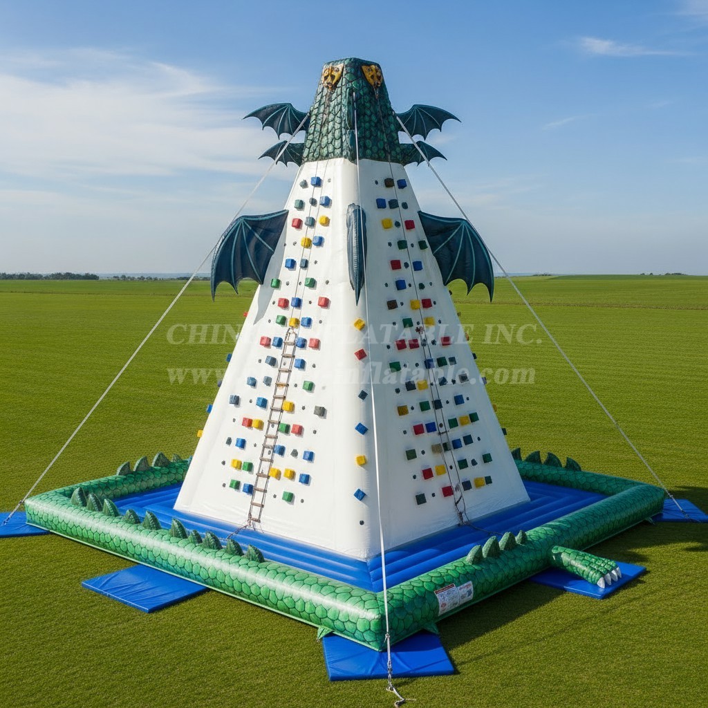 T11-4225 How to Train Your Dragon Theme Inflatable Climbing Wall