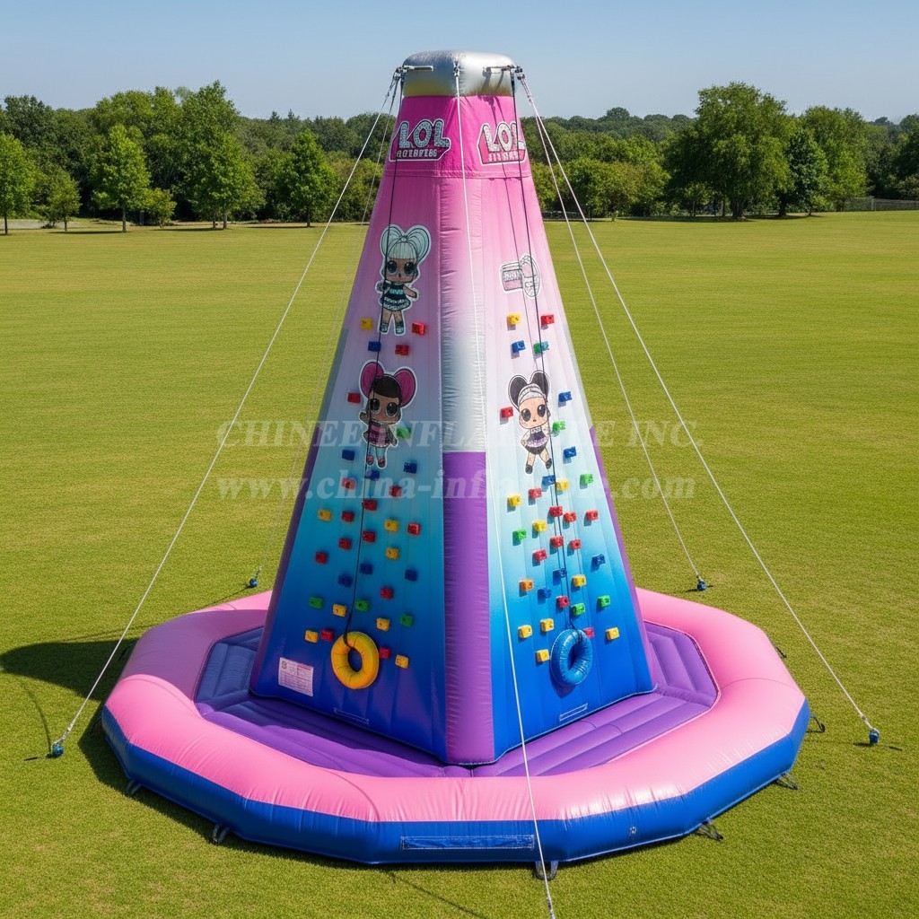 T11-4240 L.O.L. SURPRISE Theme Inflatable Climbing Wall