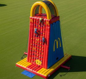 T11-4252 McDonald Theme Inflatable Climbing Wall