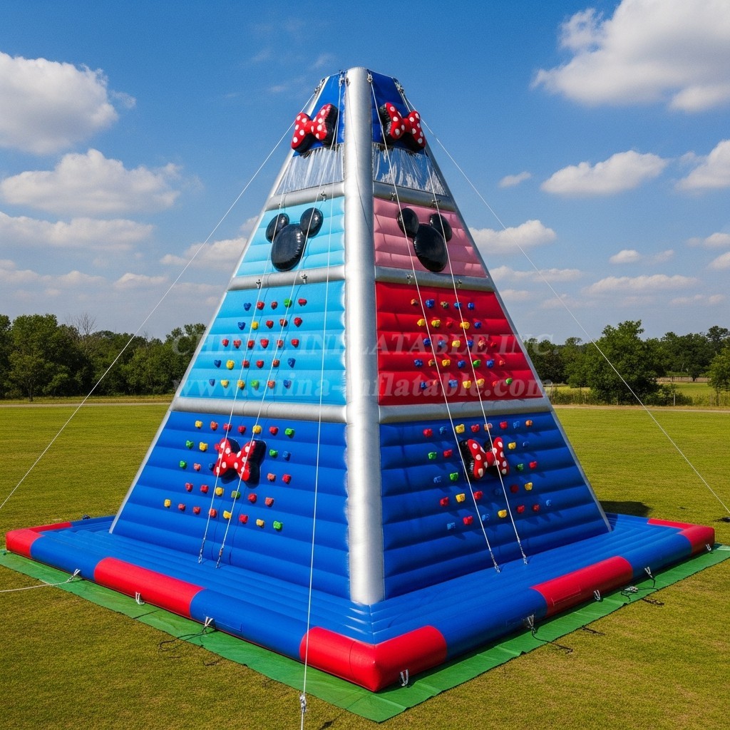 T11-4267 Mickey & Minnie Theme Inflatable Climbing Wall