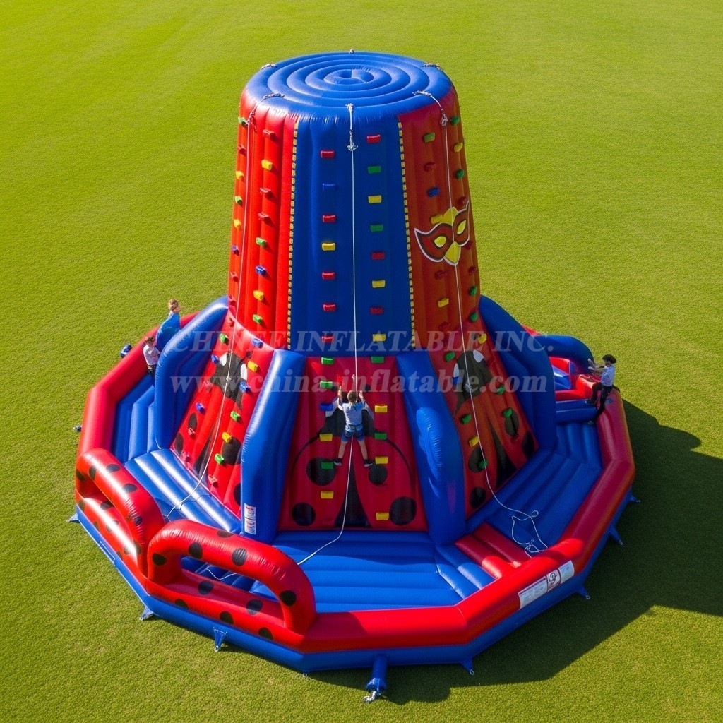 T11-4280 Miraculous Ladybug Theme Inflatable Climbing Wall