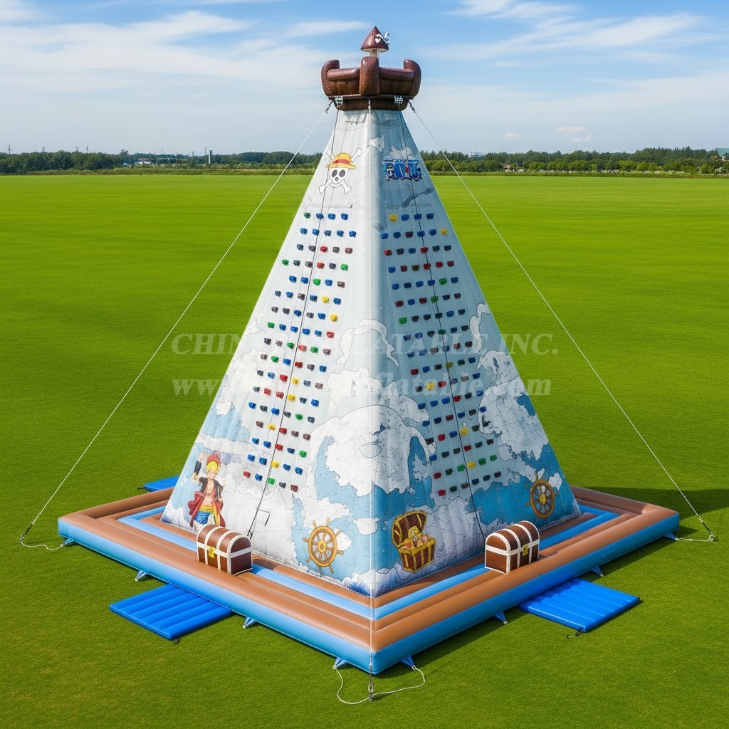 T11-4306 One Piece Theme Inflatable Climbing Wall