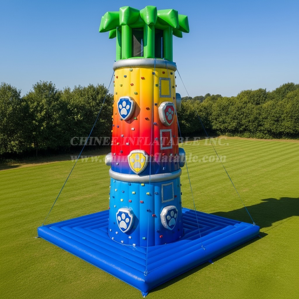 T11-4309 Paw Patrol Theme Inflatable Climbing Wall