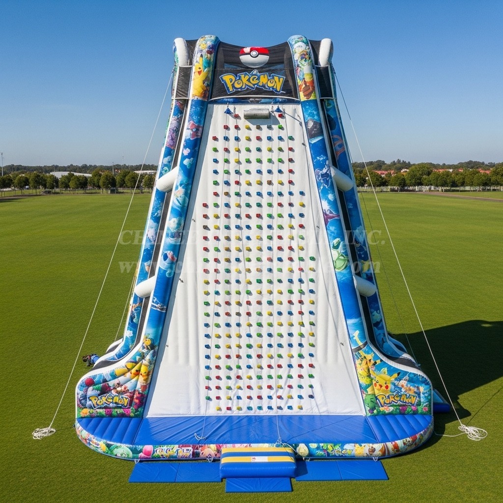 T11-4335 Pokemon Theme Inflatable Climbing Wall