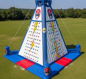 T11-4342 Power Rangers Theme Inflatable Climbing Wall