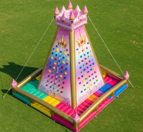 T11-4348 Princess Parties Theme Inflatable Climbing Wall