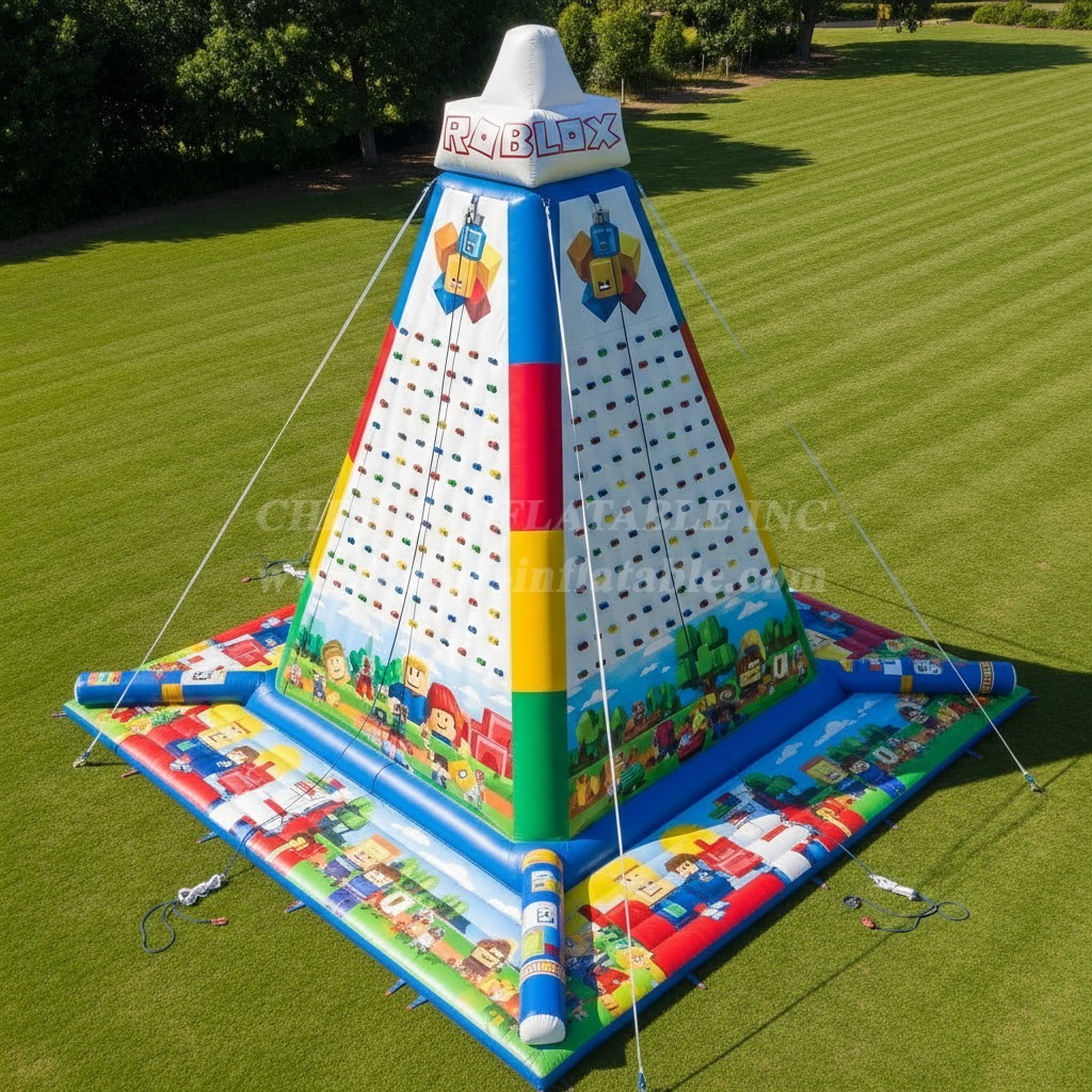 T11-4351 Roblox Theme Inflatable Climbing Wall