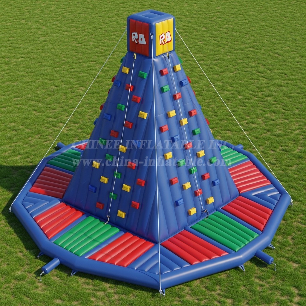 T11-4352 Roblox Theme Inflatable Climbing Wall