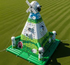 T11-4360 Shaun the Sheep Theme Inflatable Climbing Wall