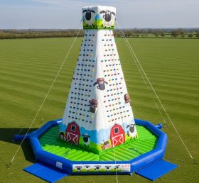 T11-4361 Shaun the Sheep Theme Inflatable Climbing Wall